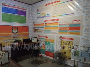 Ruang Prasarana Pendukung Rumah Pintar Pemilu dan PPID KPU Kota Depok