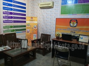 Ruang Prasarana Pendukung Rumah Pintar Pemilu dan PPID KPU Kota Depok